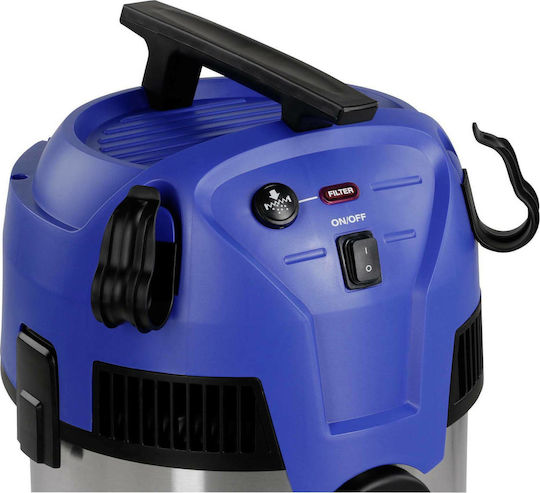 Nilfisk Multi II 22 Σκούπα Υγρών / Στερεών 1200W με Ανοξείδωτο Κάδο 22lt