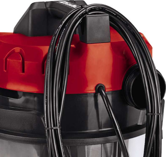 Einhell Tevc 1925 Sa Прахосмукачка За Течности / Твърди 800W с Неръждаема Стомана Контейнер 25лт