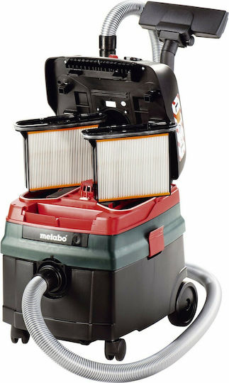 Metabo ASR SC Staubsauger Flüssigkeiten / Feststoffe 1400W mit Kunststoff Behälter 25Es
