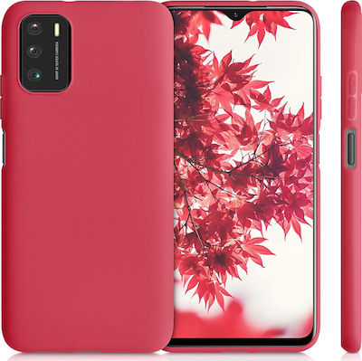 KWmobile TPU Umschlag Rückseite Silikon Rot (Poco M3 / Redmi 9T) 53971.208