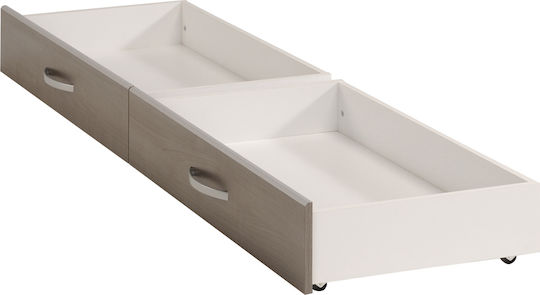 Sertar pentru pat pentru copii Σετ Paris Maro 94.6x46.9x19cm Sertar pentru pat pentru copii Σετ Paris Maro 94.6x46.9x19cm