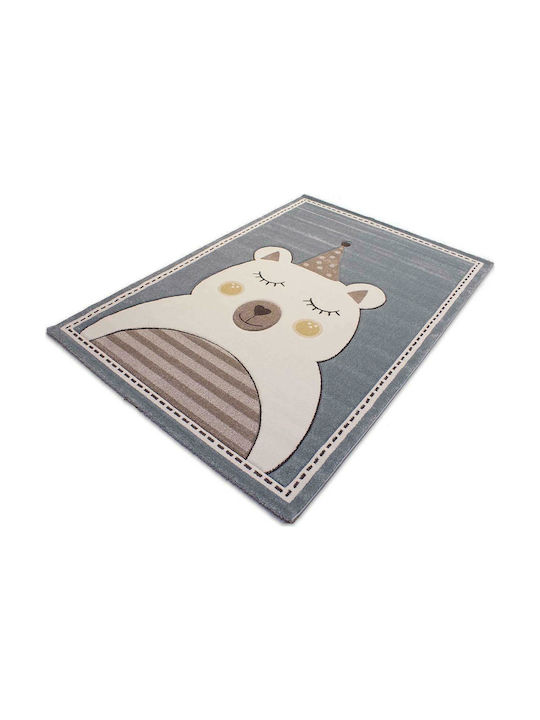 Tzikas Carpets 18649-030 Παιδικό Χαλί Πετρόλ 133x190cm Πάχους 13mm