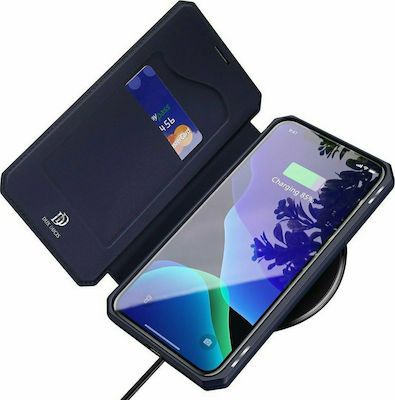 Dux Ducis Skin X Synthetic Leather Book Navy Blue (iPhone 11 Pro)