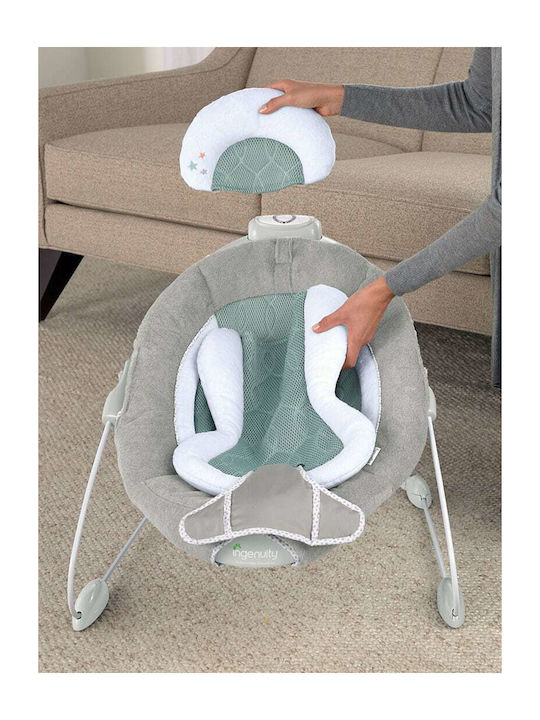 Ingenuity Ηλεκτρικό Relax Μωρού DreamComfort SmartBounce με Μουσική και Δόνηση Pemberton για Παιδί έως 9kg