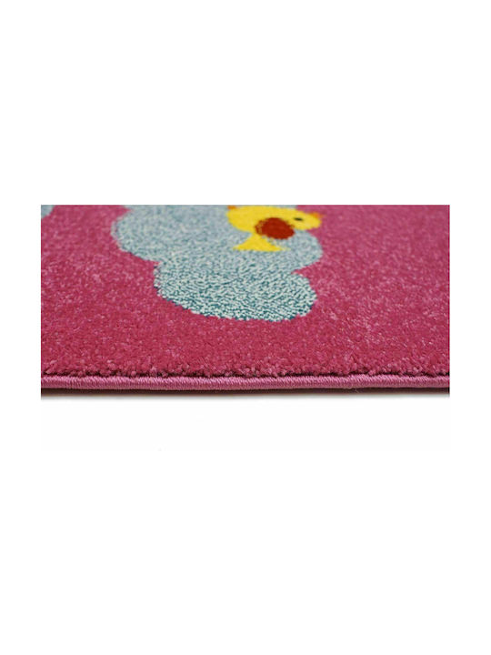 Tzikas Carpets 15185-055 Παιδικό Χαλί Φούξια 133x190cm Πάχους 13mm