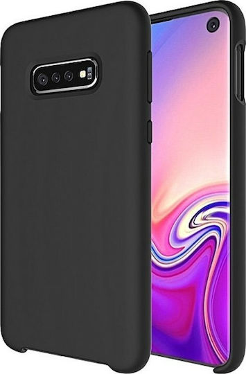 Forcell Back Cover Silicon Negru (Galaxy S10)