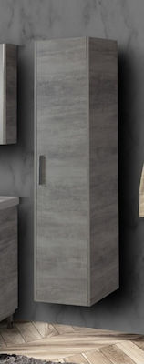 Martin Savina 40 Wall Hung Cabinet Bathroom Column Cabinet L40xD32xH160cm Cement