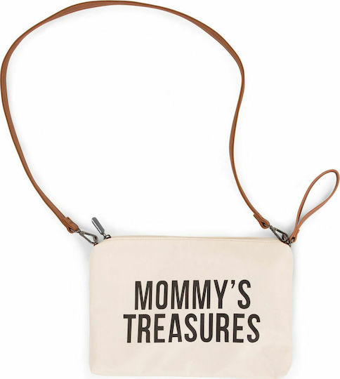 Childhome Бебешка чанта за козметика Mommy Treasures Бял 1бр Childhome Бебешка чанта за козметика Mommy Treasures Бял 1бр