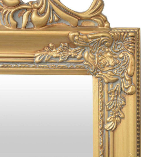 vidaXL Καθρέπτης με Χρυσό Ξύλινο Πλαίσιο 160x40cm