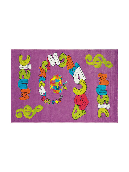 Madi Colors 414 Παιδικό Χαλί Βαμβακερό Λιλά 155x230cm