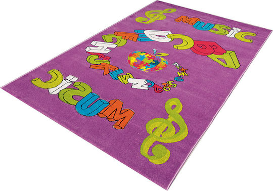 Madi Colors 414 Παιδικό Χαλί Βαμβακερό Λιλά 155x230cm