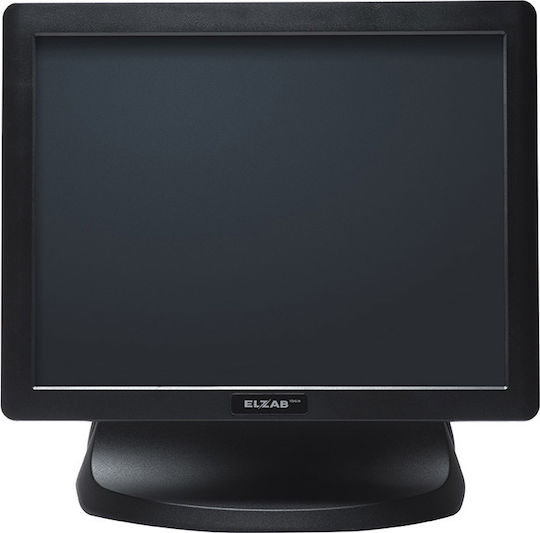 Elzab All-In-One POS System Schreibtisch POS P12+ mit Bildschirm 15"
