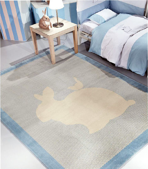Saint Clair Lapin Детско килимче Светлосин 150x200см