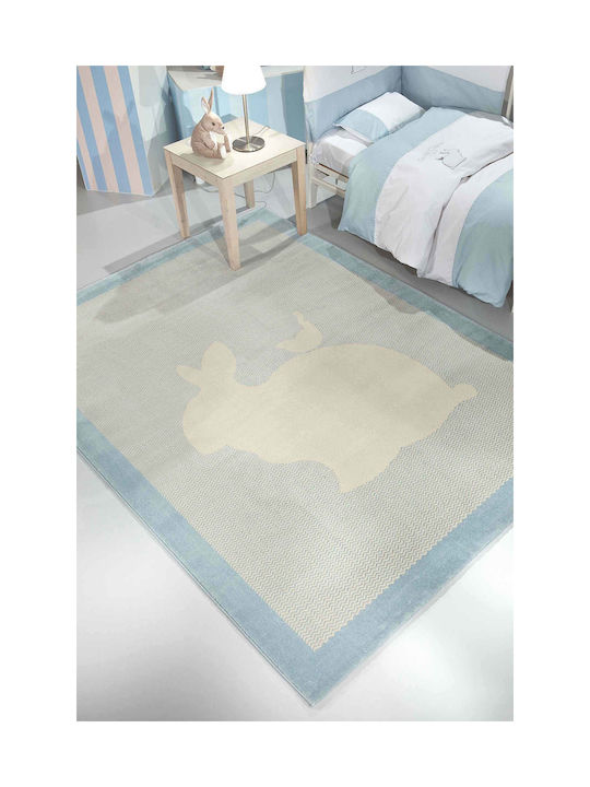 Saint Clair Lapin Детско килимче Светлосин 150x200см