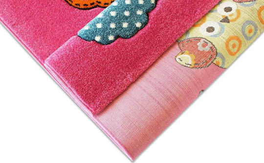 Tzikas Carpets 21077-055 Детско килимче Фуксия 160x230см Дебелина 13мм