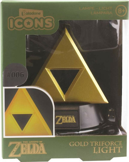Paladone Kinder Dekorative Lampe The Legend of Zelda Triforce Gold