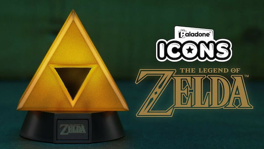 Paladone Kinder Dekorative Lampe The Legend of Zelda Triforce Gold