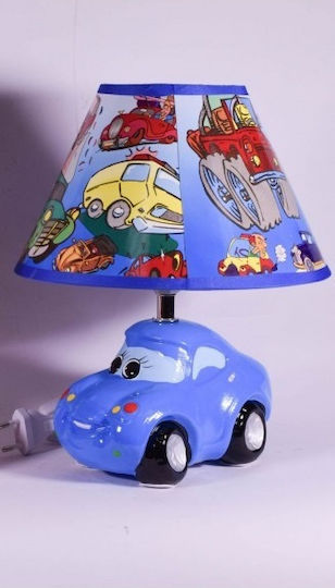SP Souliotis Kids Table Lamp Toy Car Blue