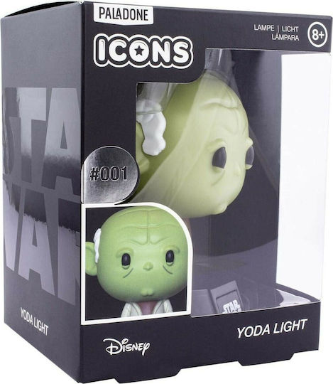 Paladone Kinder Dekorative Lampe Star Wars Yoda Grün 10εκ.