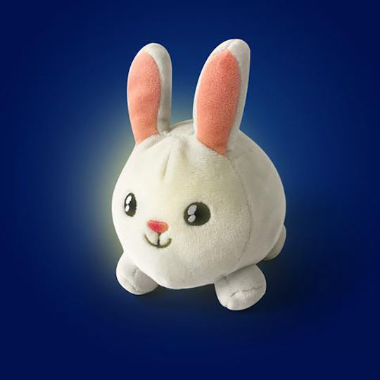 Pabobo Kinder Tischlampe Kinderdekoration Hase Rosa 11x8x12cm