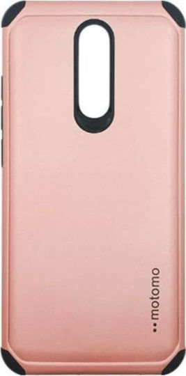 Motomo Umschlag Rückseite Kunststoff Rose Gold (Redmi 9)