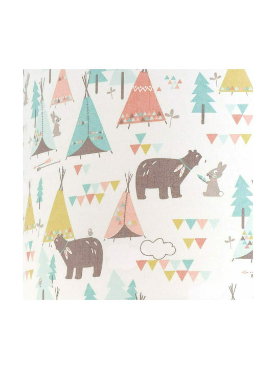 Veis Teepee Bears Единична светлина Детска таванна лампа Окачен 60W с Гнездо E27 35x24см