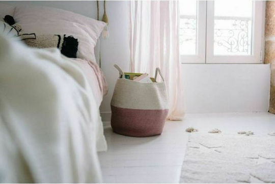 Lorena Canals Cutie de Depozitare Jucării pentru Copii din Țesătură Zoco Roz 30x30x35cm 1buc