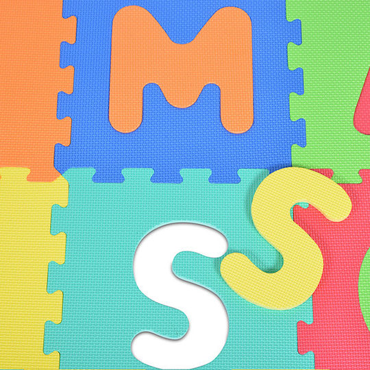 Moni Puzzle de podea educativ pentru copii cu litere 26buc