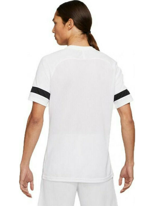 Nike Academy Men's Athletic T-shirt Short Sleeve Dri-Fit White