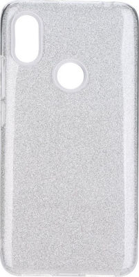 Forcell Shining Silicone Back Cover Silver (Redmi 7)