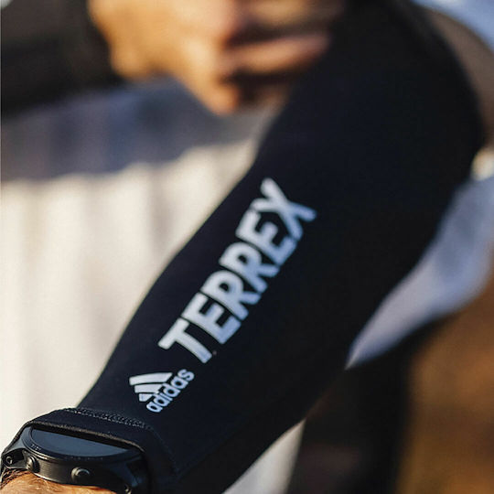 adidas Terrex Primeblue Trail Περιαγκωνίδα Μανίκι σε Μαύρο χρώμα GL8945