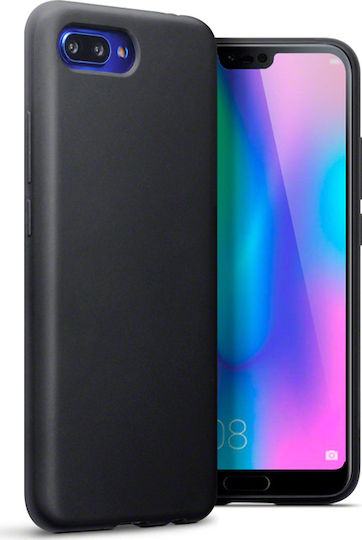 Hurtel TPU JELLY MAT Back Cover Σιλικόνης 1.2mm Μαύρο (Honor 10)