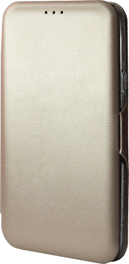 Forcell Book Δερματίνης Χρυσό (Redmi Note 6 Pro)