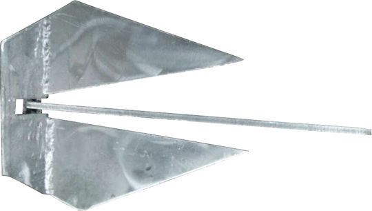 Eval Danforth Anchor Galvanized 12kg 00124-12