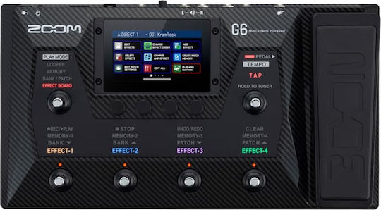 Zoom G6 Multi-effects Effect Electric Guitar and Electric Bass