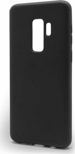iNOS Liquid Задна корица Силикон Черен (Galaxy S9+)