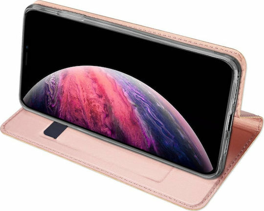 Dux Ducis Skin Pro Buchen Sie Synthetisches Leder Magnetisch Rose Gold (iPhone 11 Pro Max)