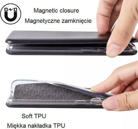 Forcell Book Δερματίνης Γκρι (Huawei P30 Lite)