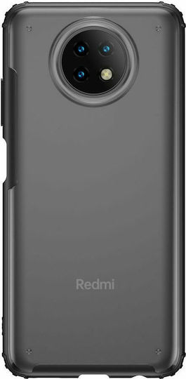 Tech-Protect Hybrid shell Back Cover Σιλικόνης Μαύρο (Redmi Note 9T)