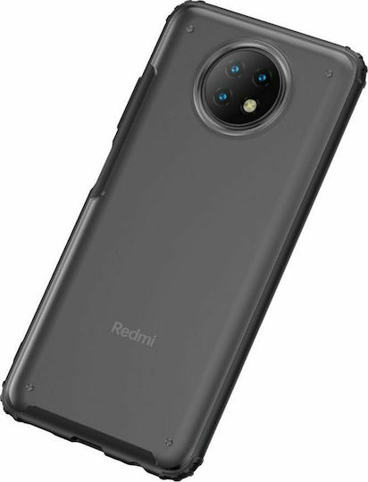 Tech-Protect Hybrid shell Back Cover Σιλικόνης Μαύρο (Redmi Note 9T)