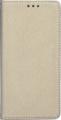 Smart Magnet Synthetic Leather Book Gold (Huawei P30 Lite)