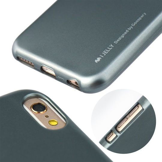 Mercury iJelly Back Cover Σιλικόνης Γκρι (Galaxy S9+)