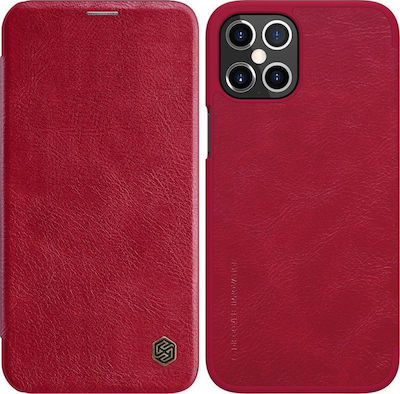 Nillkin Qin Synthetic Leather Book Red (iPhone 12 Pro Max)