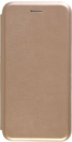 Forcell Elegance Book Δερματίνης Χρυσό (Galaxy A71)