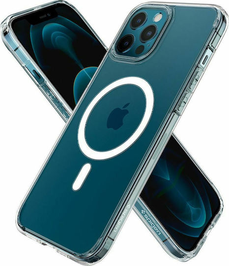 Spigen Ultra Hybrid Mag Back Cover Plastic 2mm Transparent (iPhone 12 / 12 Pro)