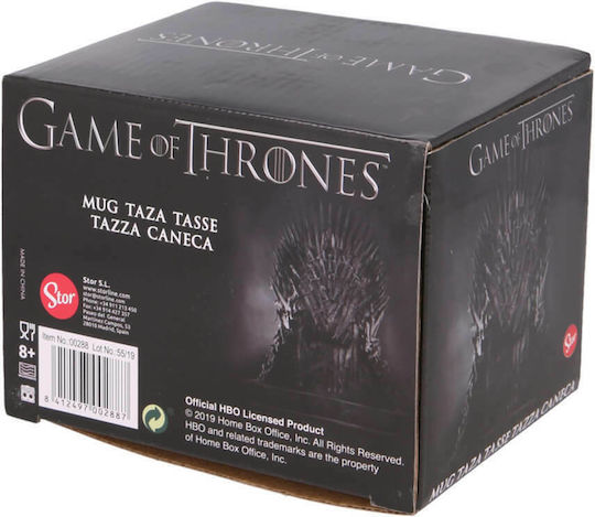 Stor Game Thrones Κούπα Κεραμική Λευκή 380ml