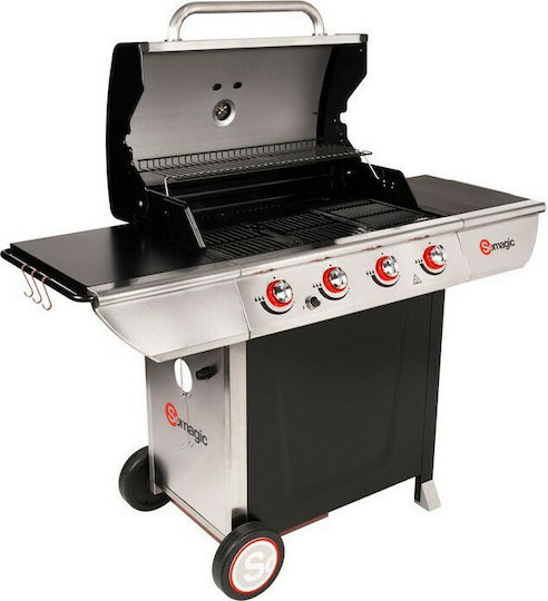 Somagic Manhattan 400 GPI Gasgrill Gusseisen Rost 86cmx46cmcm mit 4 cm 14kW