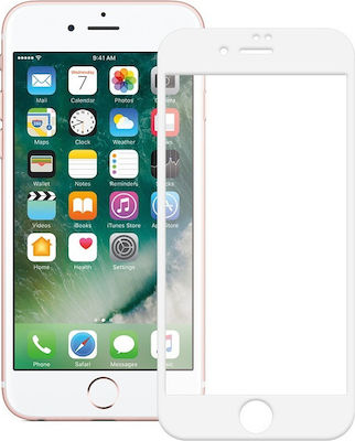 TT Full Face Tempered Glass White (iPhone SE 2022 / 2020 / 8 / 7) TCT10322