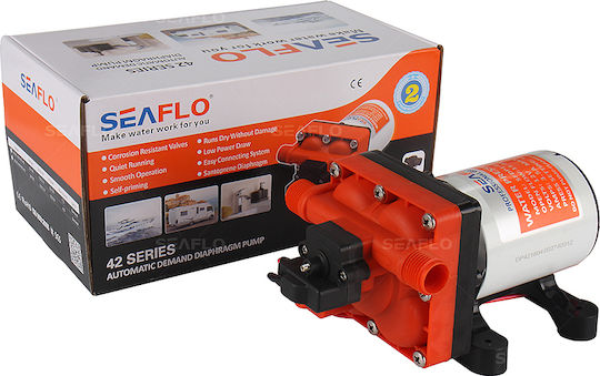 Seaflo Pumpe Pressostatisch Membran für Boot Automatisch By Pass 3.8BAR 3.0GPM 11.3 Liter/Minute 24V