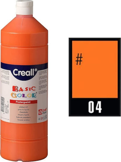 Creall Basic Темперни бои Orange 04 в Бутилка 1000мл 1бр